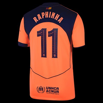 raphinha barcelona shirt